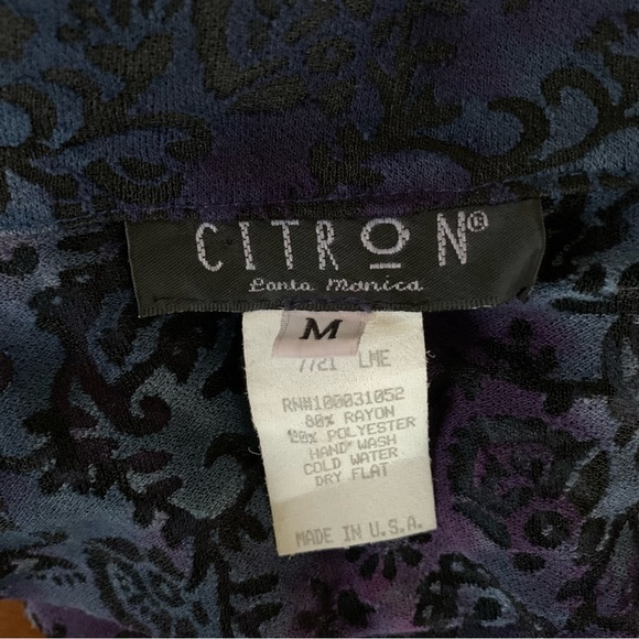 Citron Maxi Sheer Coat Cardigan Kimono Top Medium - Picture 8 of 11